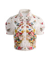 ROSIE CROPPED BUTTON DOWN-ALICE + OLIVIA
