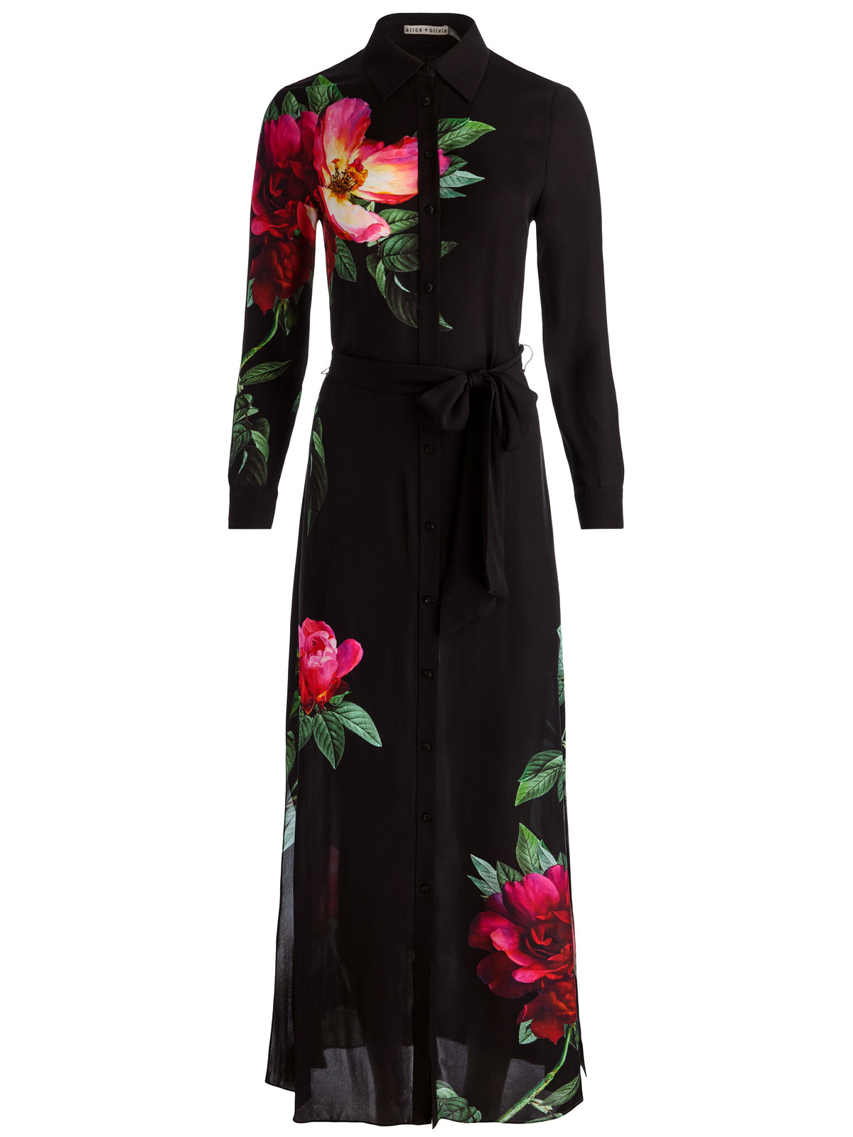 CHASSIDY MAXI SHIRT DRESS-ALICE + OLIVIA