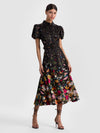 HENRIETTA BELTED MIDI DRESS-ALICE + OLIVIA