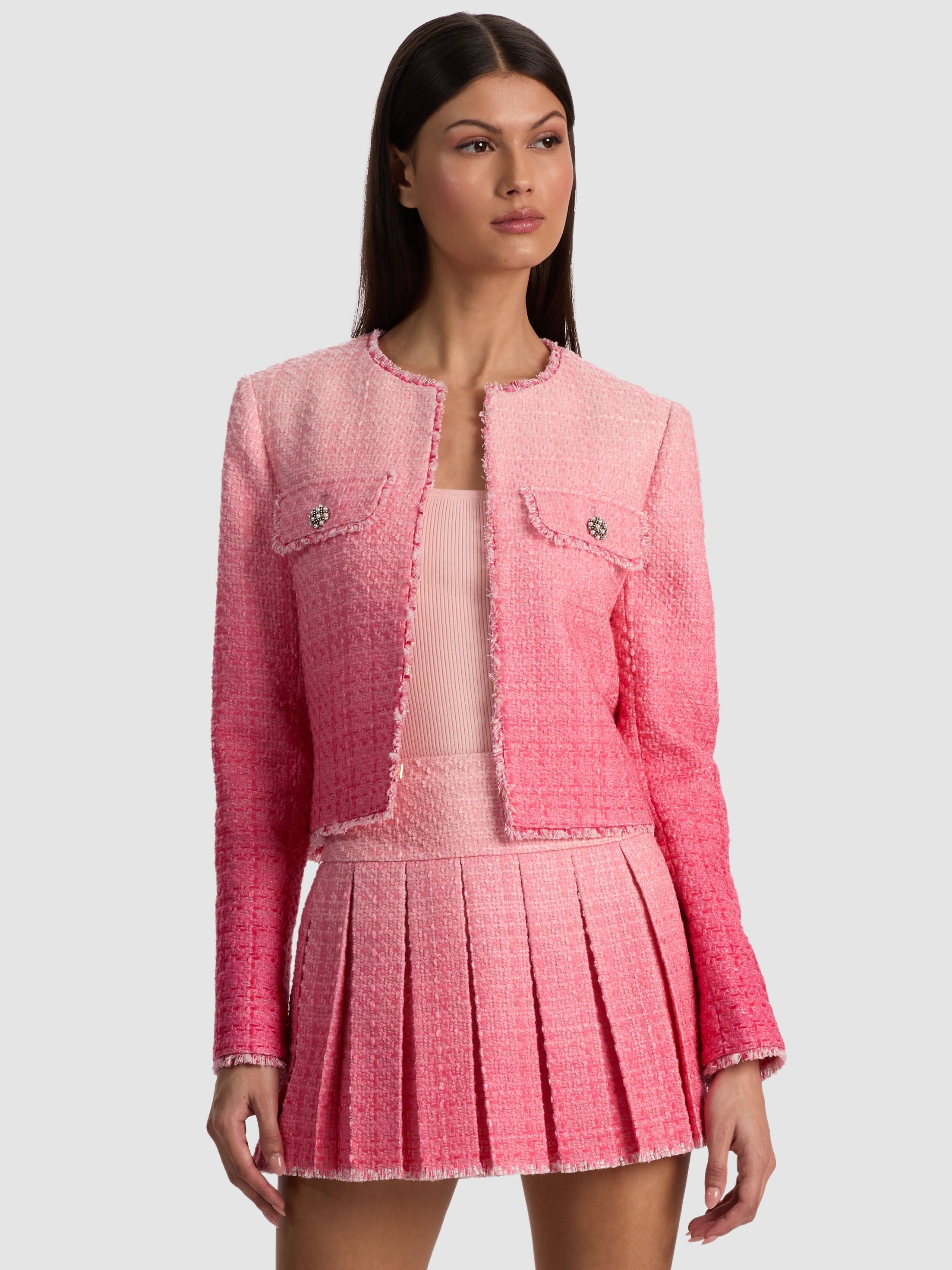 DUMONT EMBELLISHED TWEED JACKET-ALICE + OLIVIA