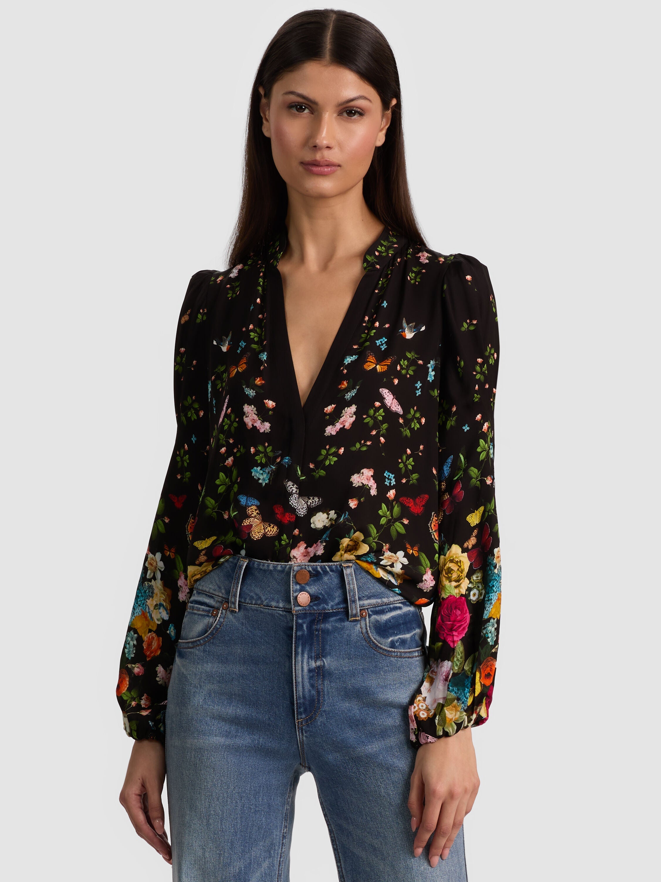 HELEN BLOUSE-ALICE + OLIVIA