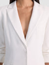 SHAWN BOW BACK BLAZER DRESS-OFF WHITE/CHILI PEPPER-ALICE + OLIVIA