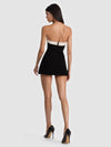 KATYA SCULPTED BOW ROMPER-ALICE + OLIVIA