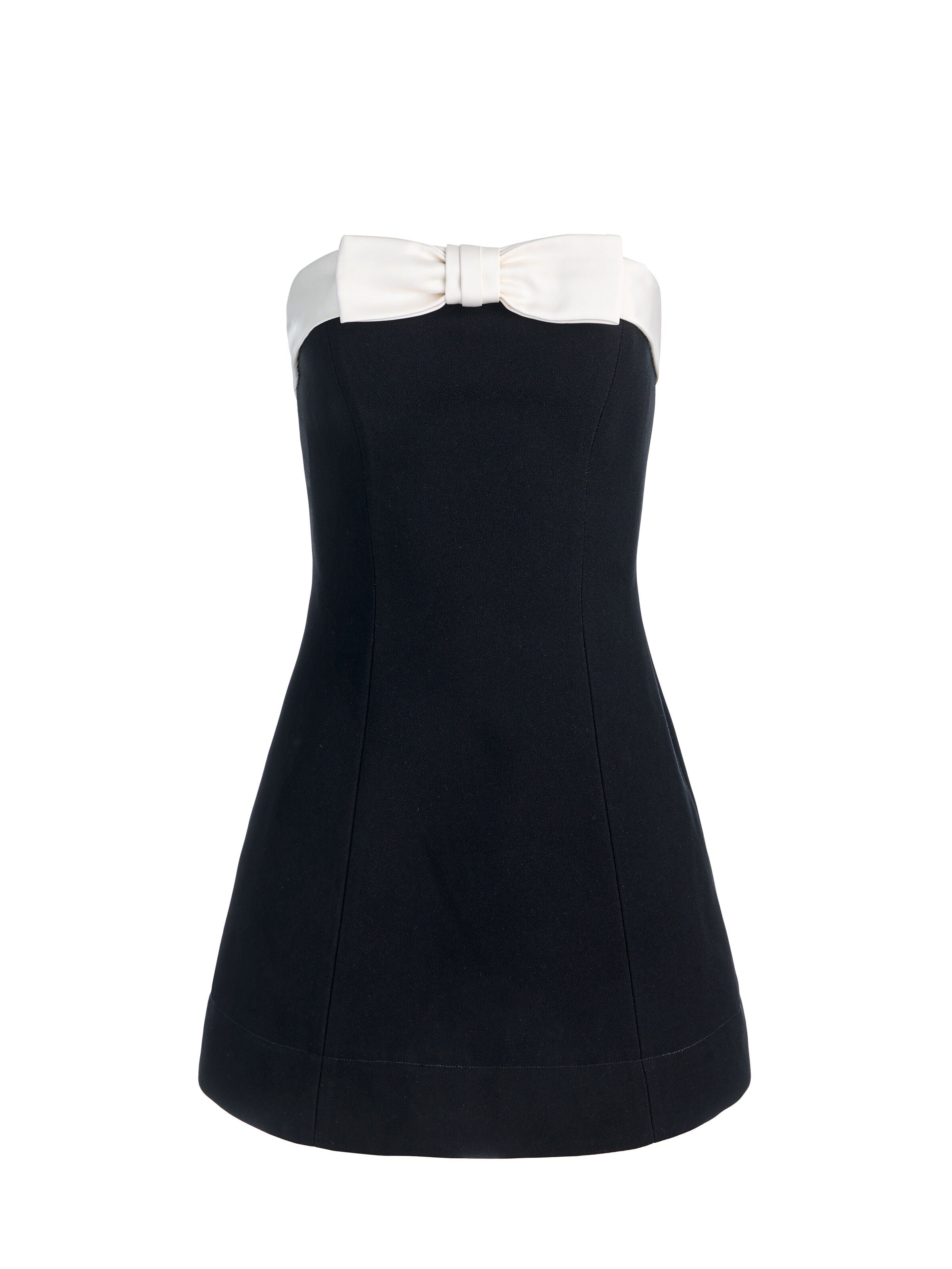 KATYA SCULPTED BOW ROMPER-ALICE + OLIVIA