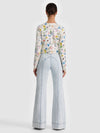 CARSON PRINTED CARDIGAN-TWISTING VINES OFF WHITE-ALICE + OLIVIA