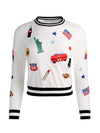 CAROLANN AMERICANA SHRUNKEN PULLOVER-ALICE + OLIVIA