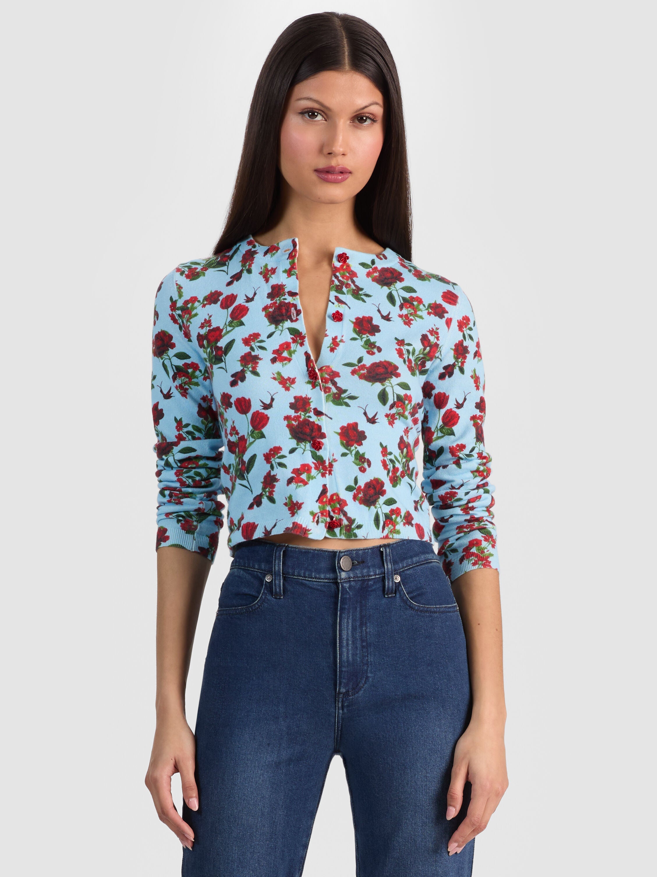 CARSON PRINTED CARDIGAN