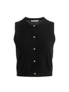 LOLY BUTTON FRONT CASHMERE VEST-ALICE + OLIVIA