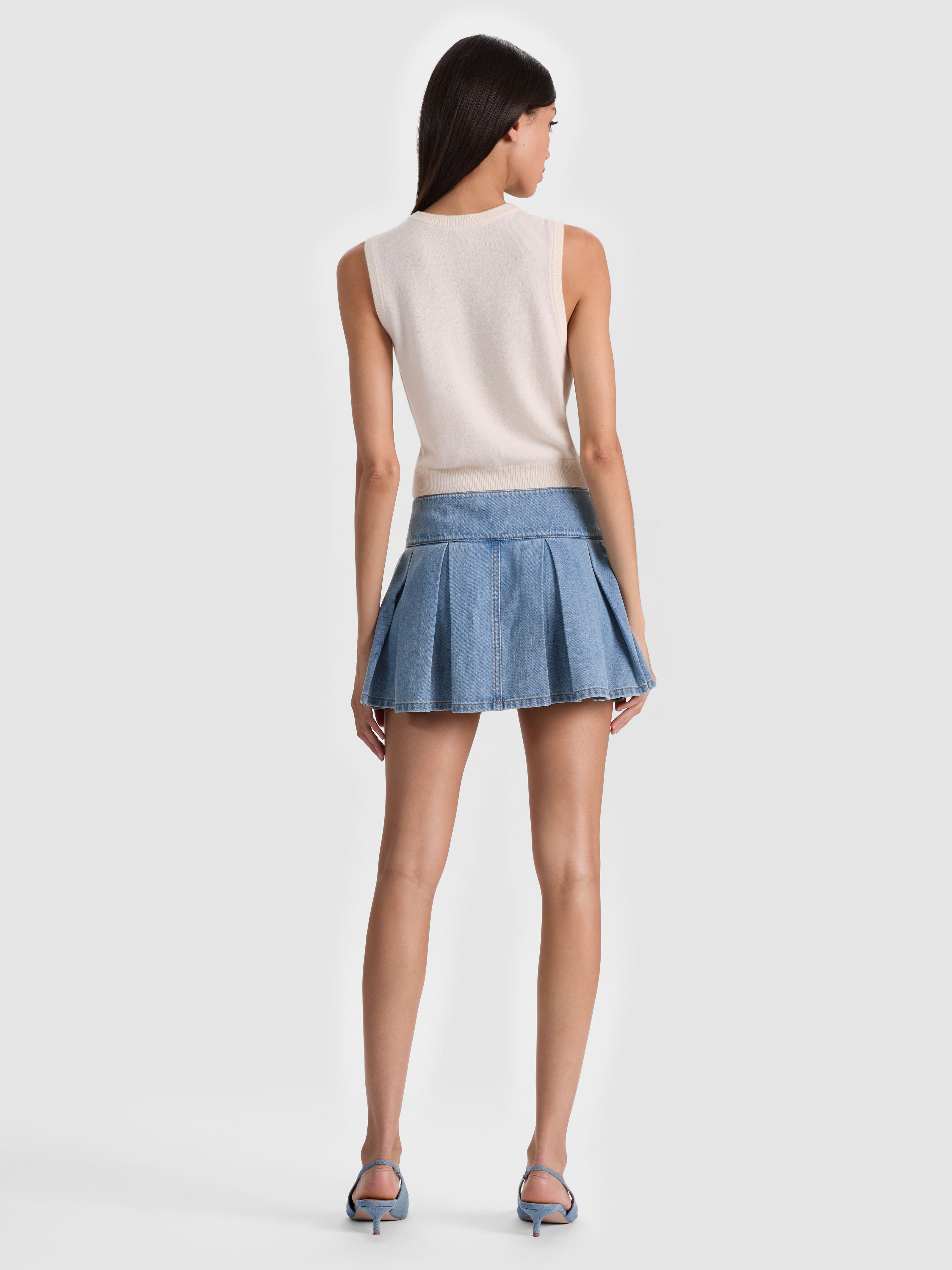 LOLY BUTTON FRONT CASHMERE VEST-ALICE + OLIVIA