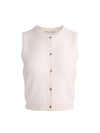 LOLY BUTTON FRONT CASHMERE VEST-ALICE + OLIVIA