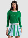 CAROLANN CASHMERE SHRUNKEN PULLOVER-ALICE + OLIVIA