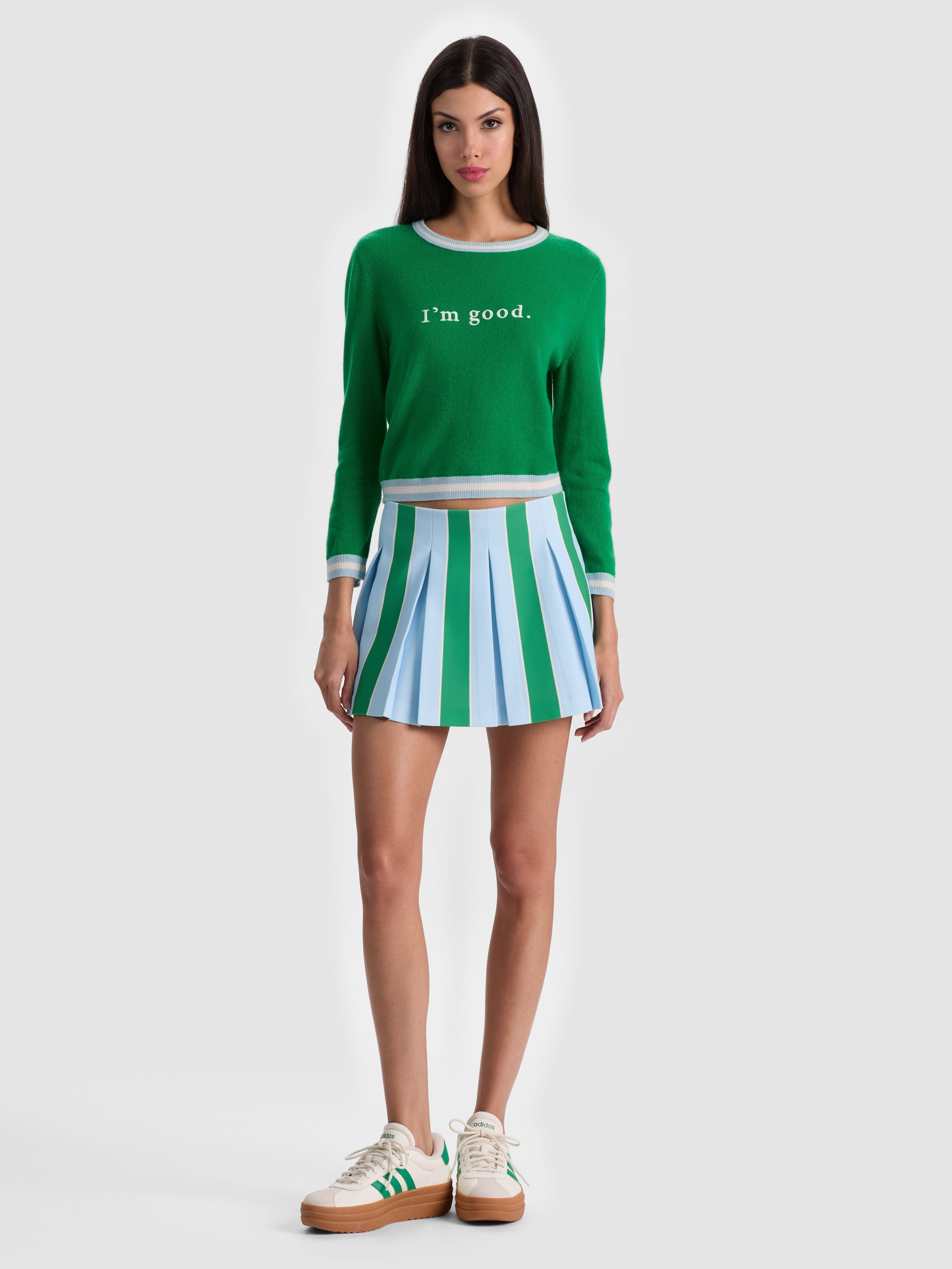 CAROLANN CASHMERE SHRUNKEN PULLOVER-ALICE + OLIVIA