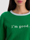CAROLANN CASHMERE SHRUNKEN PULLOVER-ALICE + OLIVIA