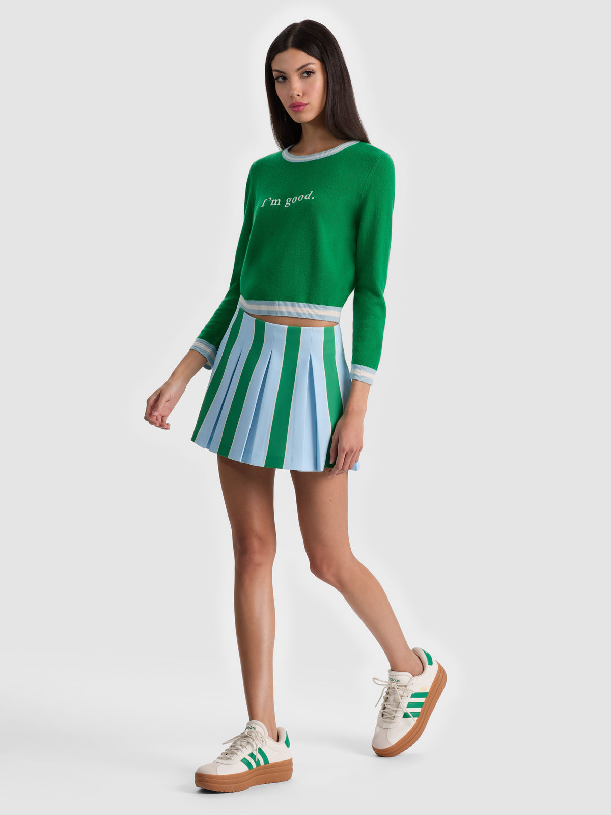CAROLANN CASHMERE SHRUNKEN PULLOVER-ALICE + OLIVIA