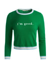 CAROLANN CASHMERE SHRUNKEN PULLOVER-ALICE + OLIVIA