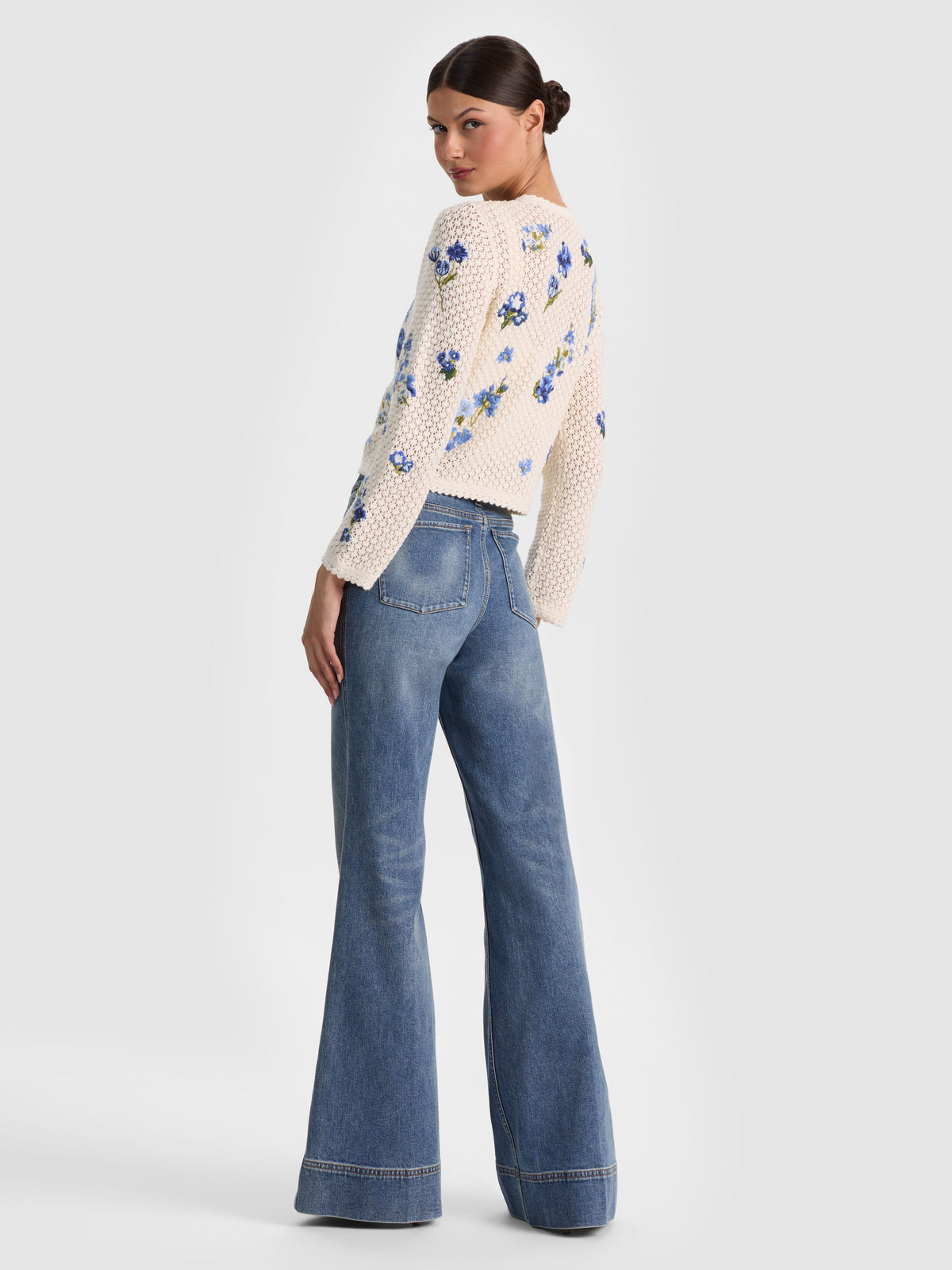 ANDERSON CROCHET CARDIGAN-ALICE + OLIVIA