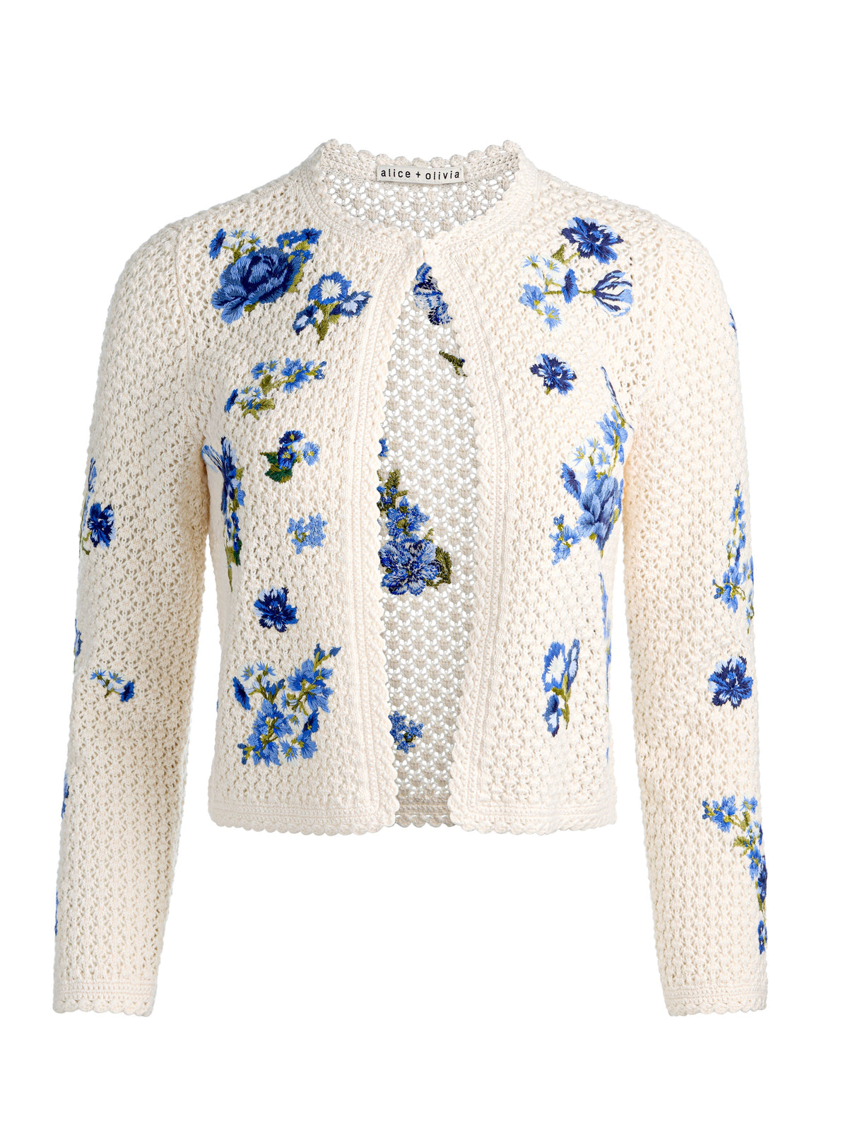ANDERSON CROCHET CARDIGAN-ALICE + OLIVIA