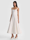 POLLY FLARED MIDI DRESS-ALICE + OLIVIA