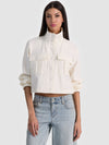 JAMES FUNNEL NECK CROPPED PARKA-ALICE + OLIVIA