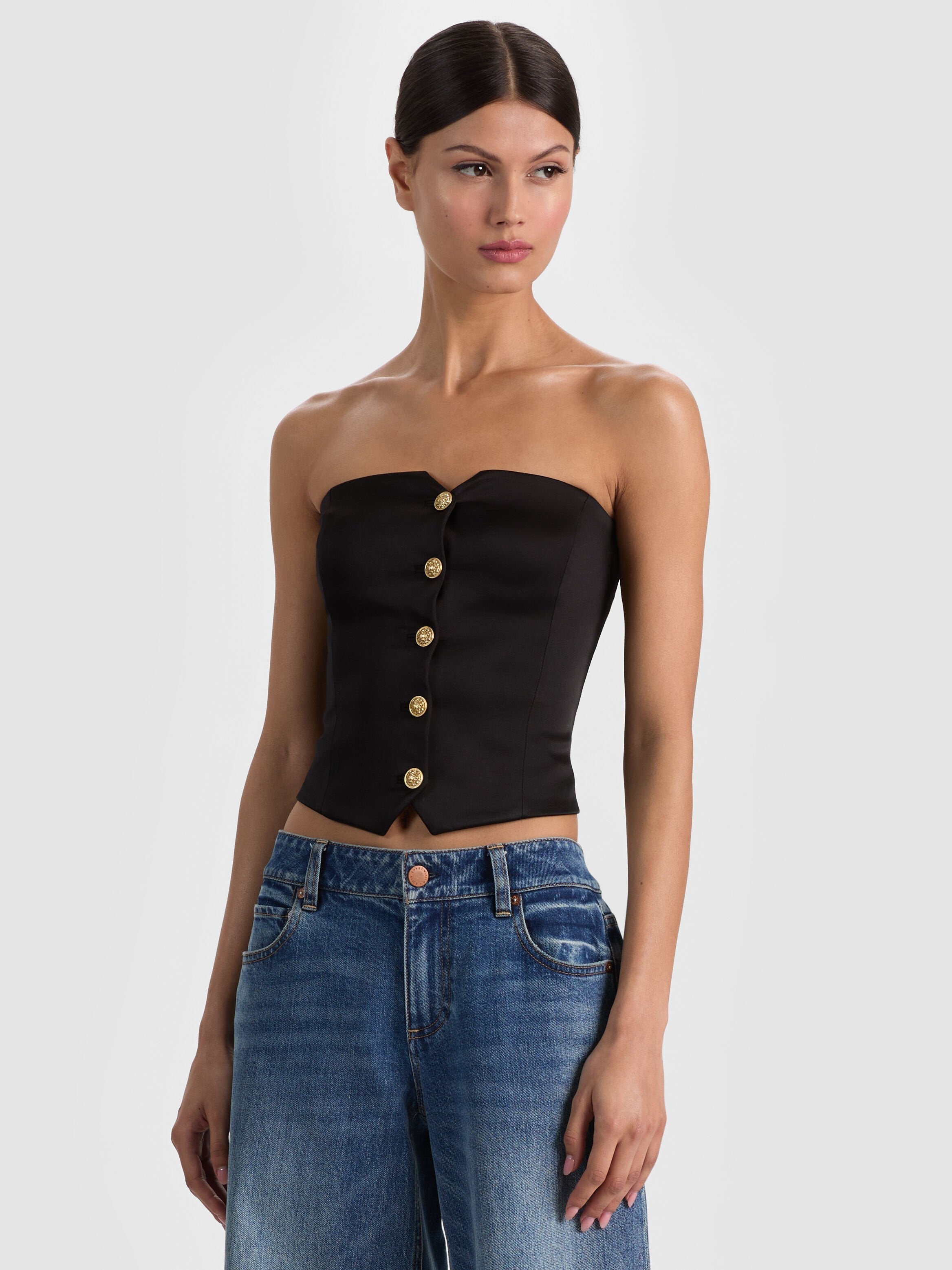 KELCEY STRAPLESS VEST