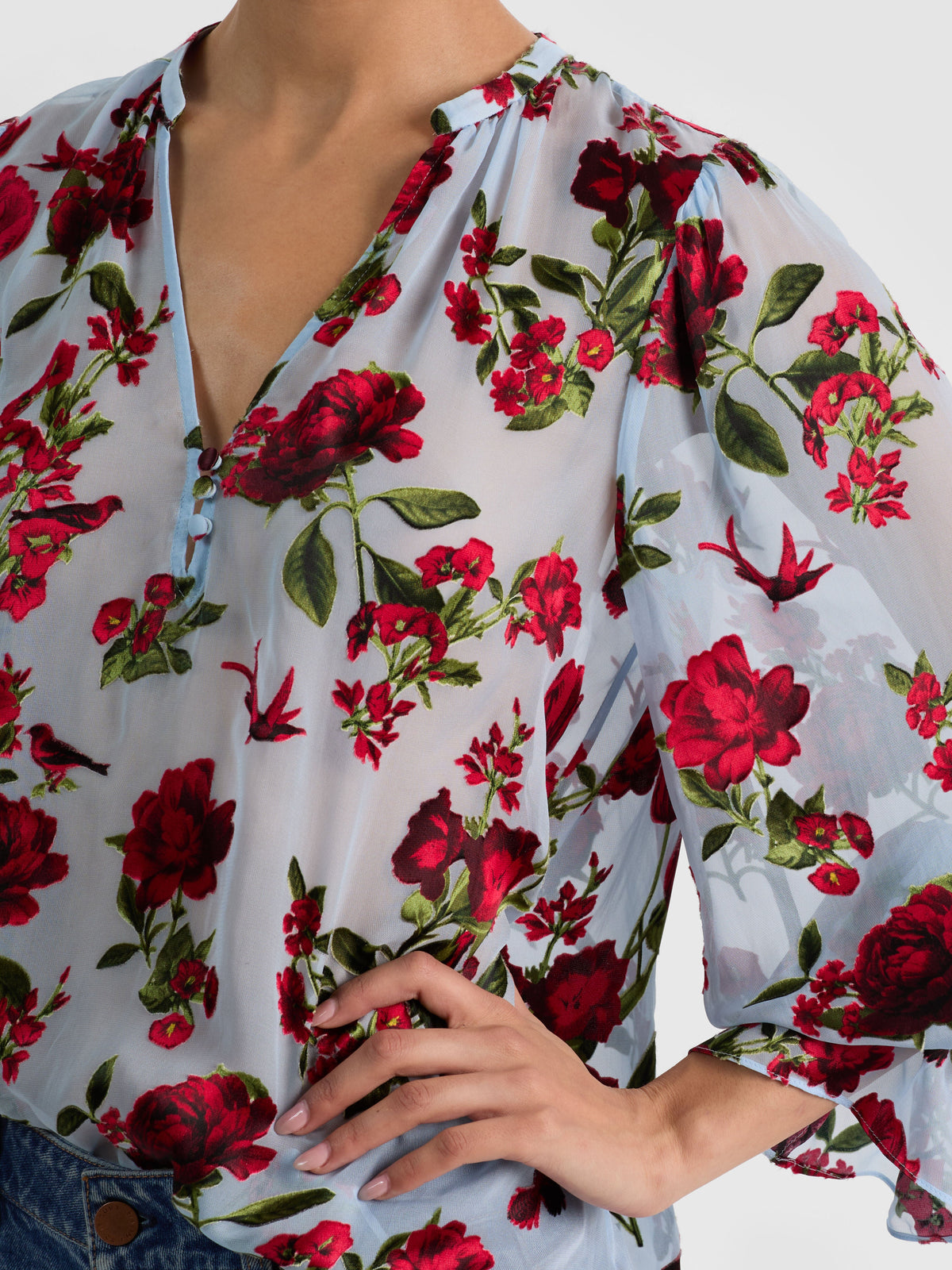 MORANNE BLOUSE-ALICE + OLIVIA