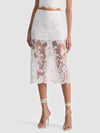 MEDINE EMBELLISHED LACE MIDI SKIRT-ALICE + OLIVIA