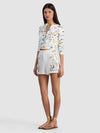 CADY EMBROIDERED SHORT-ALICE + OLIVIA