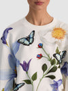 RUSSELL EMBELLISHED CREWNECK SWEATSHIRT-ALICE + OLIVIA
