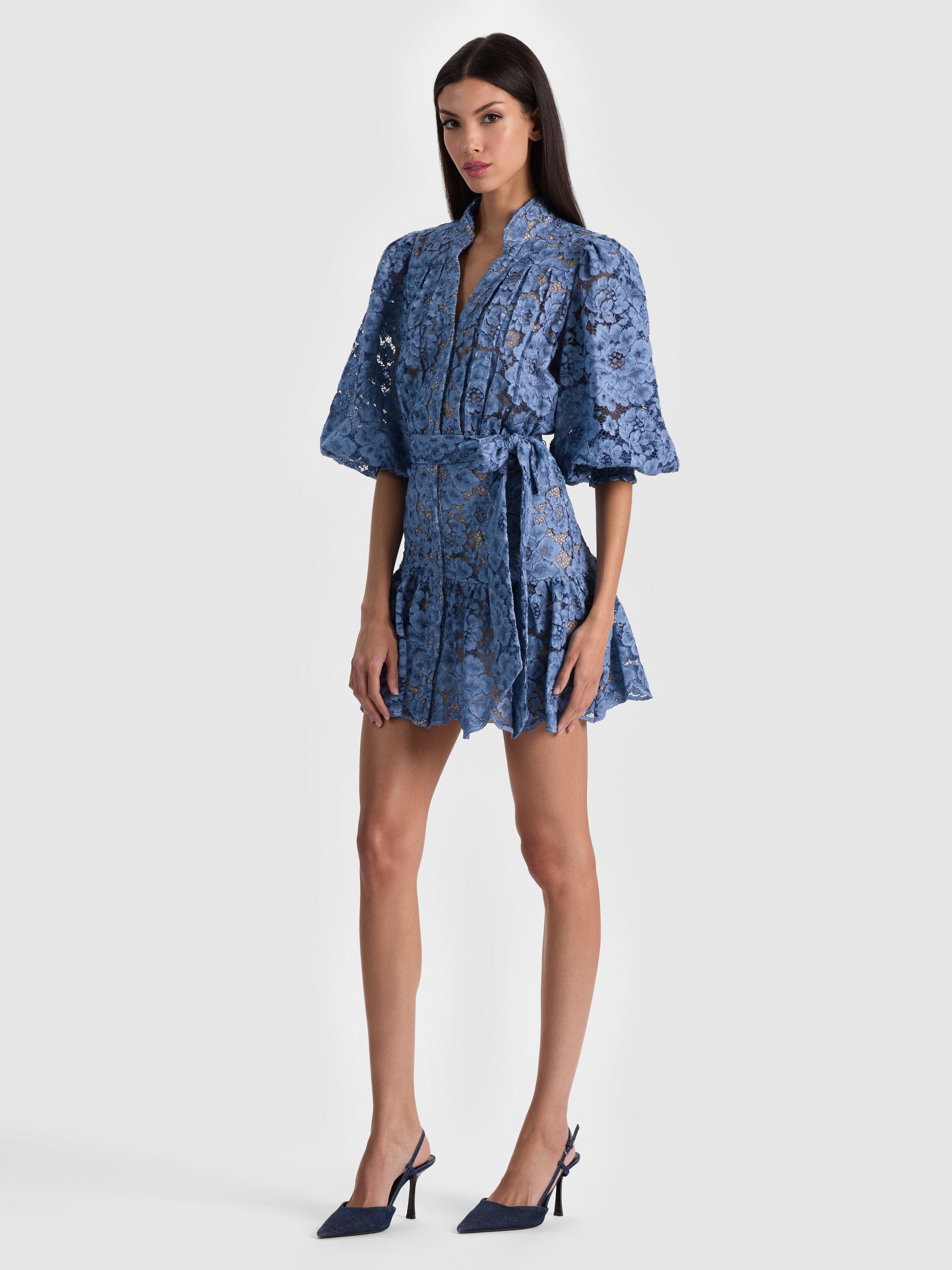CORA MINI SHIRT DRESS-ALICE + OLIVIA