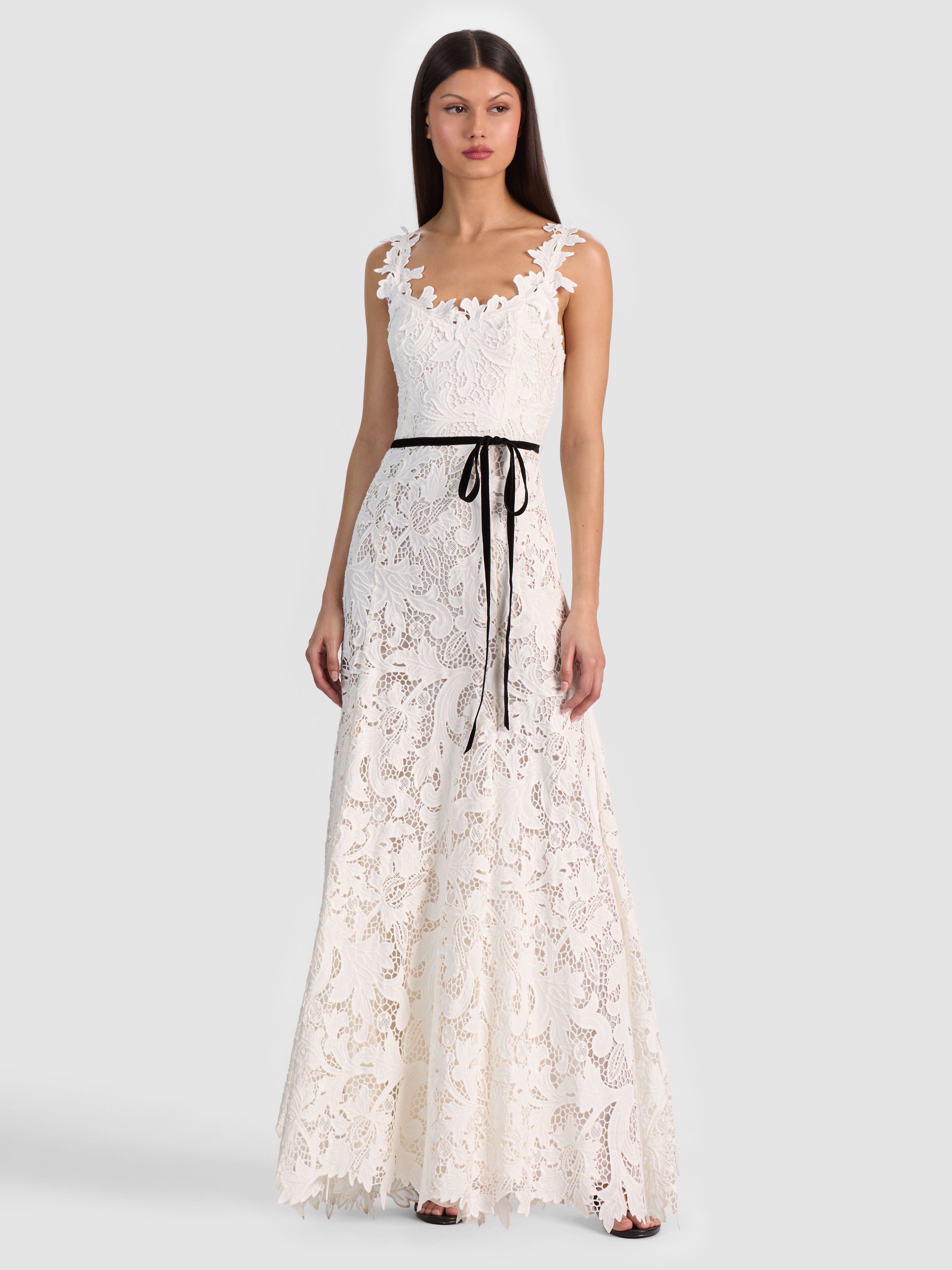 CALLA LACE MAXI DRESS-ALICE + OLIVIA