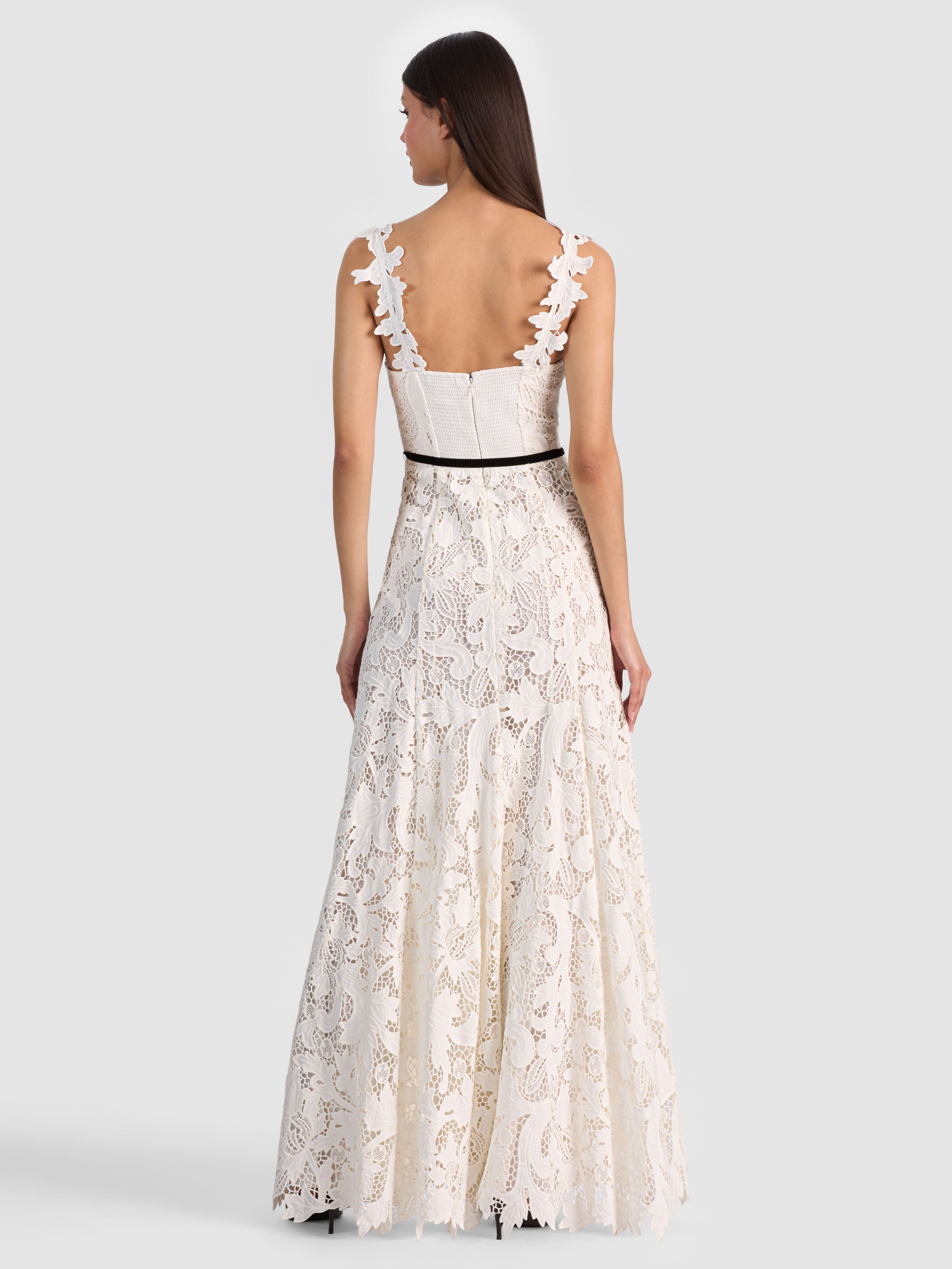 CALLA LACE MAXI DRESS-ALICE + OLIVIA
