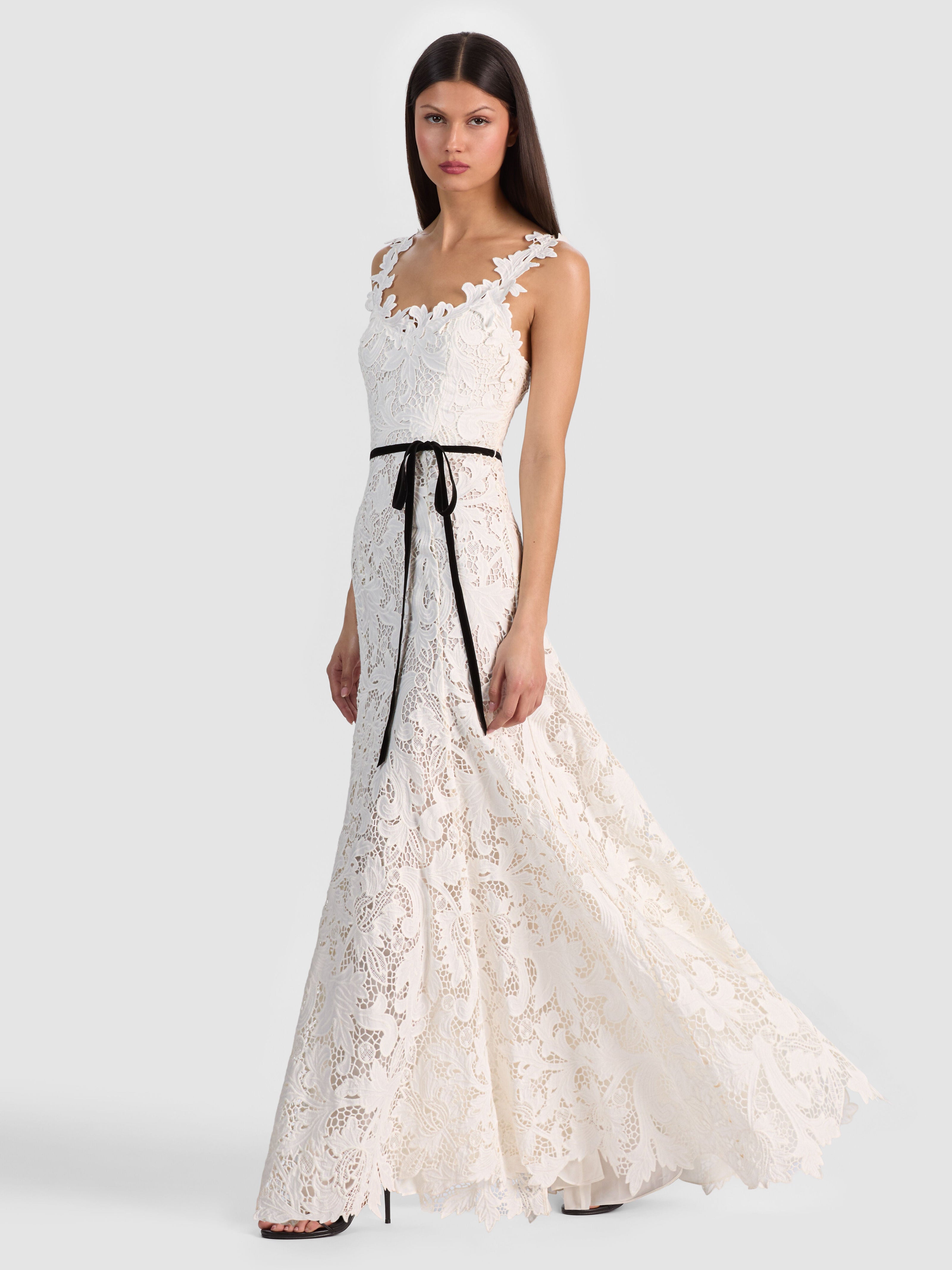 CALLA LACE MAXI DRESS-ALICE + OLIVIA
