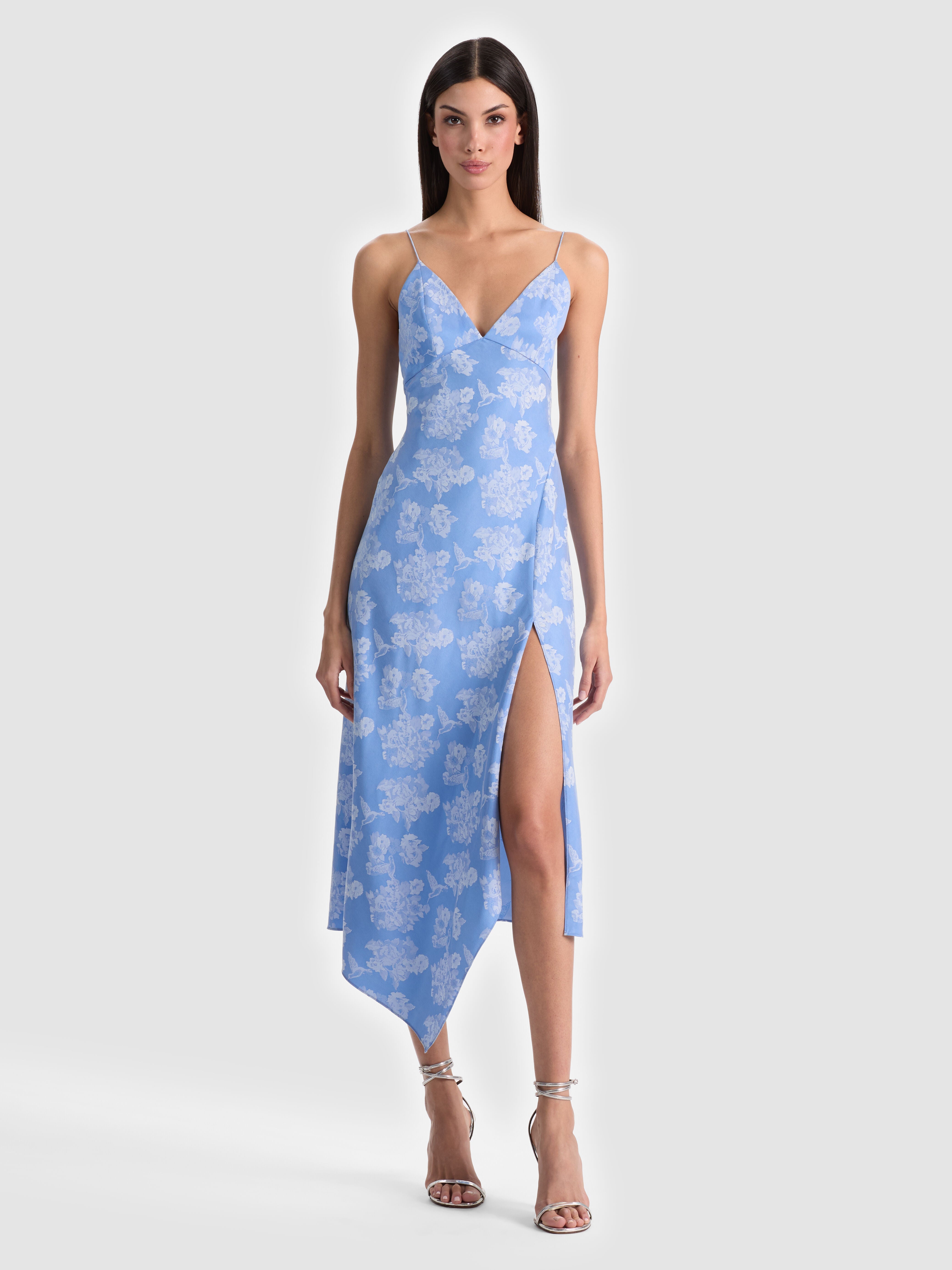 JULIETTA MIDI SLIP DRESS-ALICE + OLIVIA