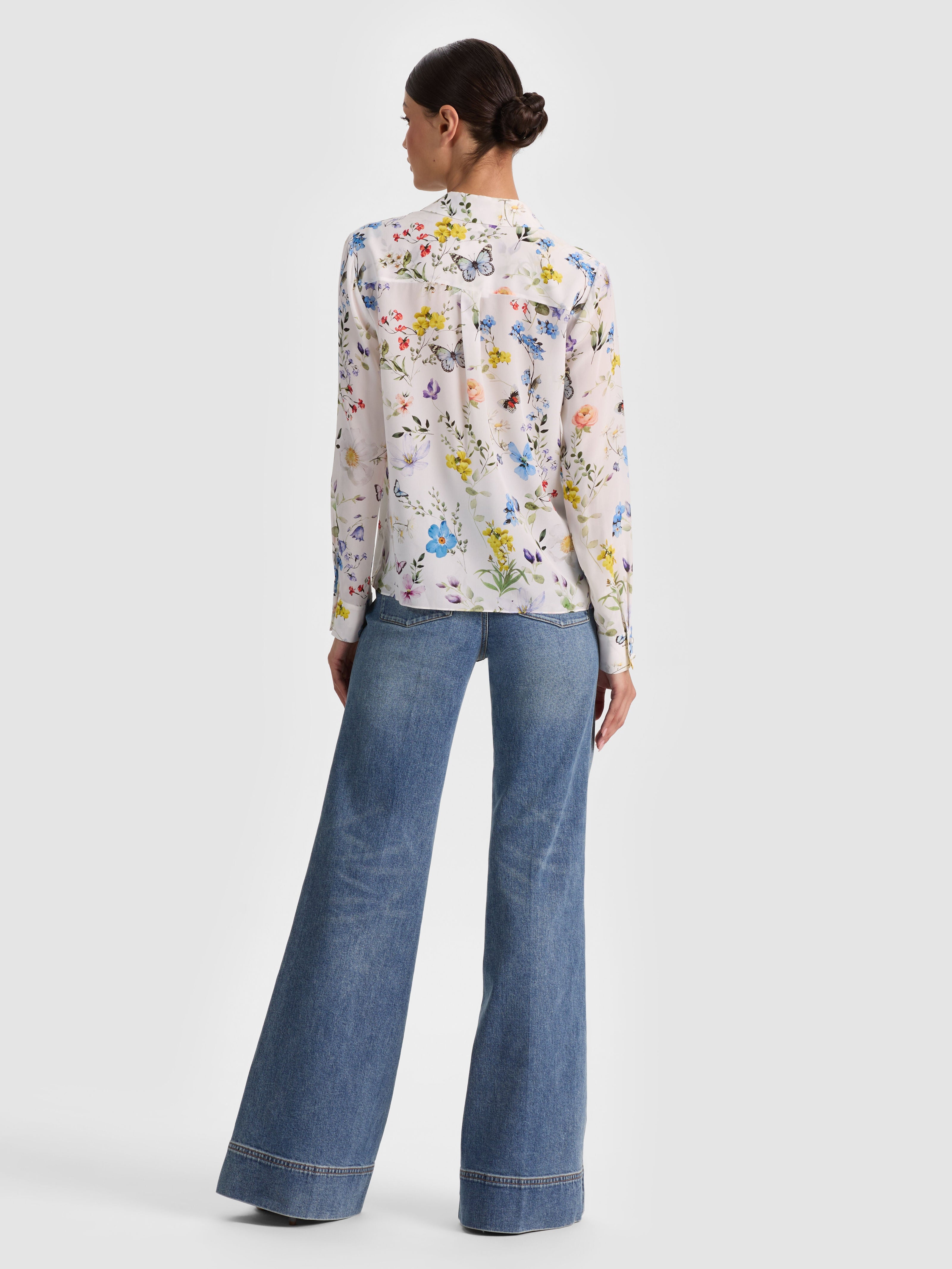 WILLA SILK BLOUSE-ALICE + OLIVIA