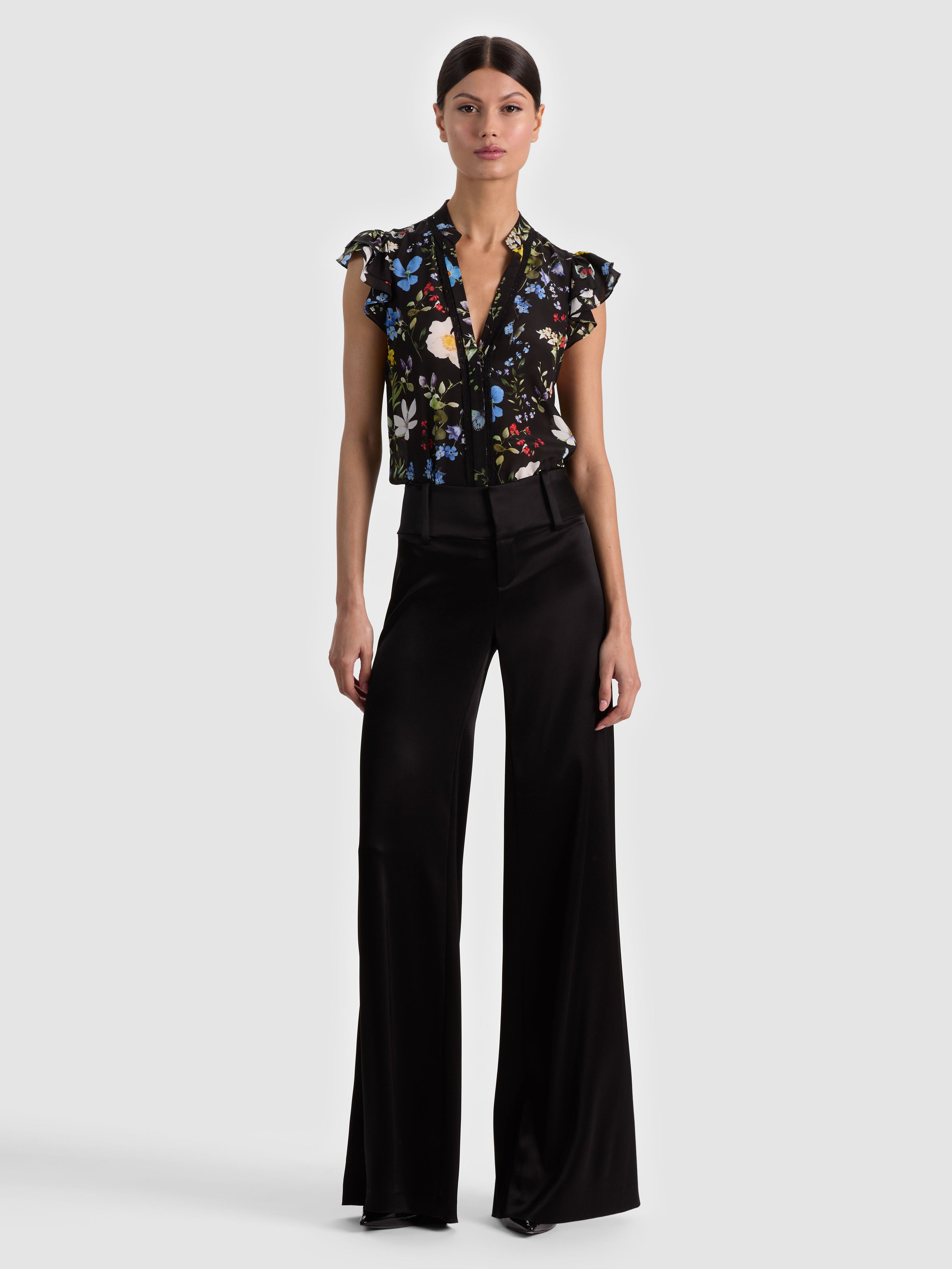 ARLETTE SILK BLOUSE-ALICE + OLIVIA
