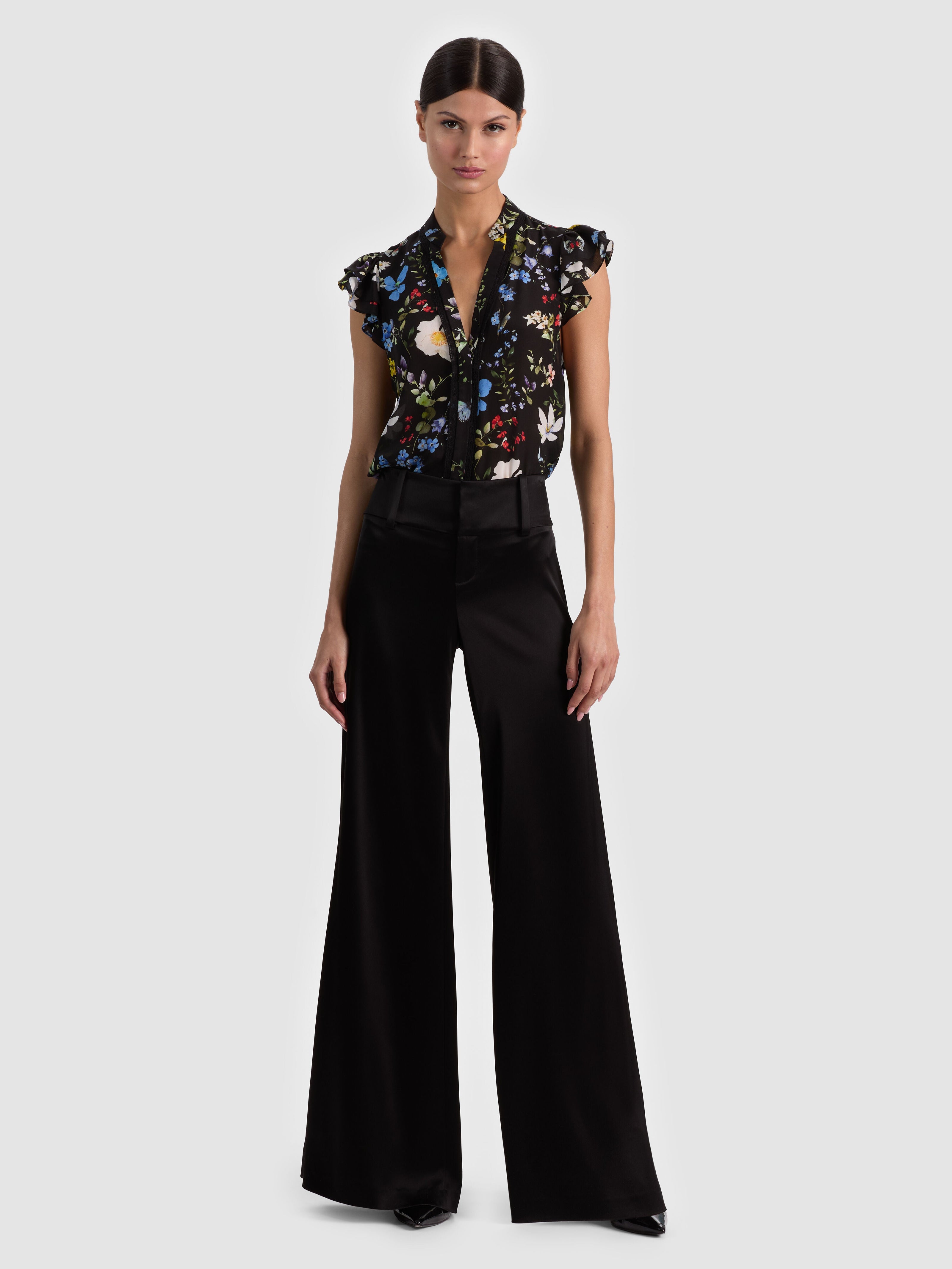 ARLETTE SILK BLOUSE-ALICE + OLIVIA