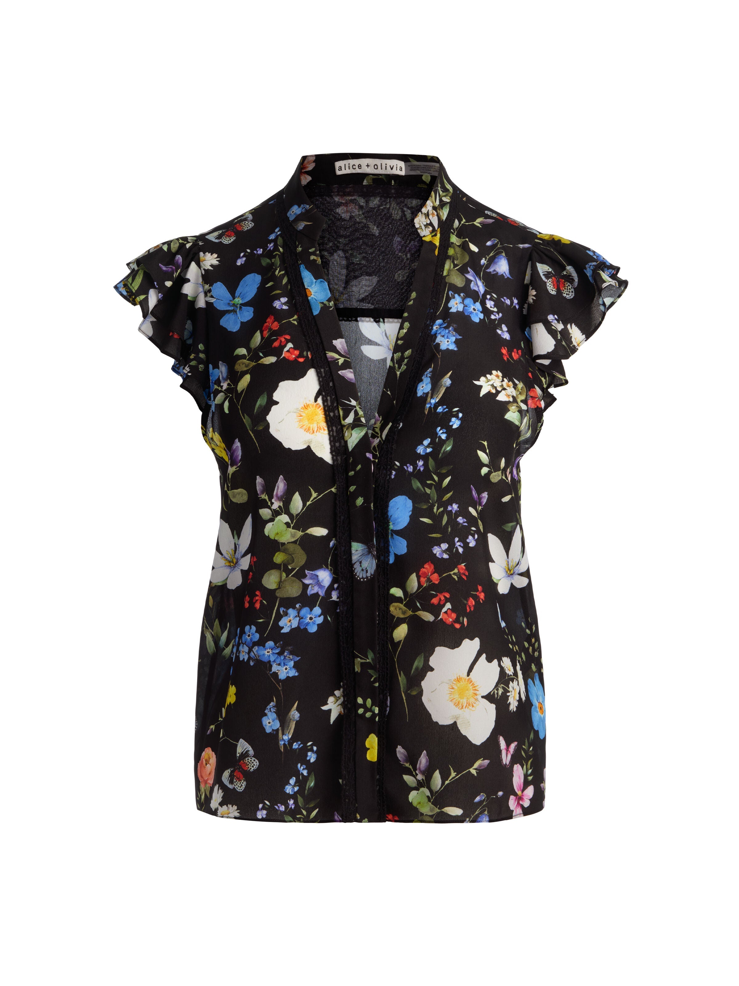 ARLETTE SILK BLOUSE-ALICE + OLIVIA