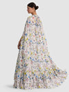ROYA MAXI CAPE-TWISTING VINES OFF WHITE-ALICE + OLIVIA