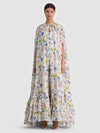 ROYA MAXI CAPE-TWISTING VINES OFF WHITE-ALICE + OLIVIA