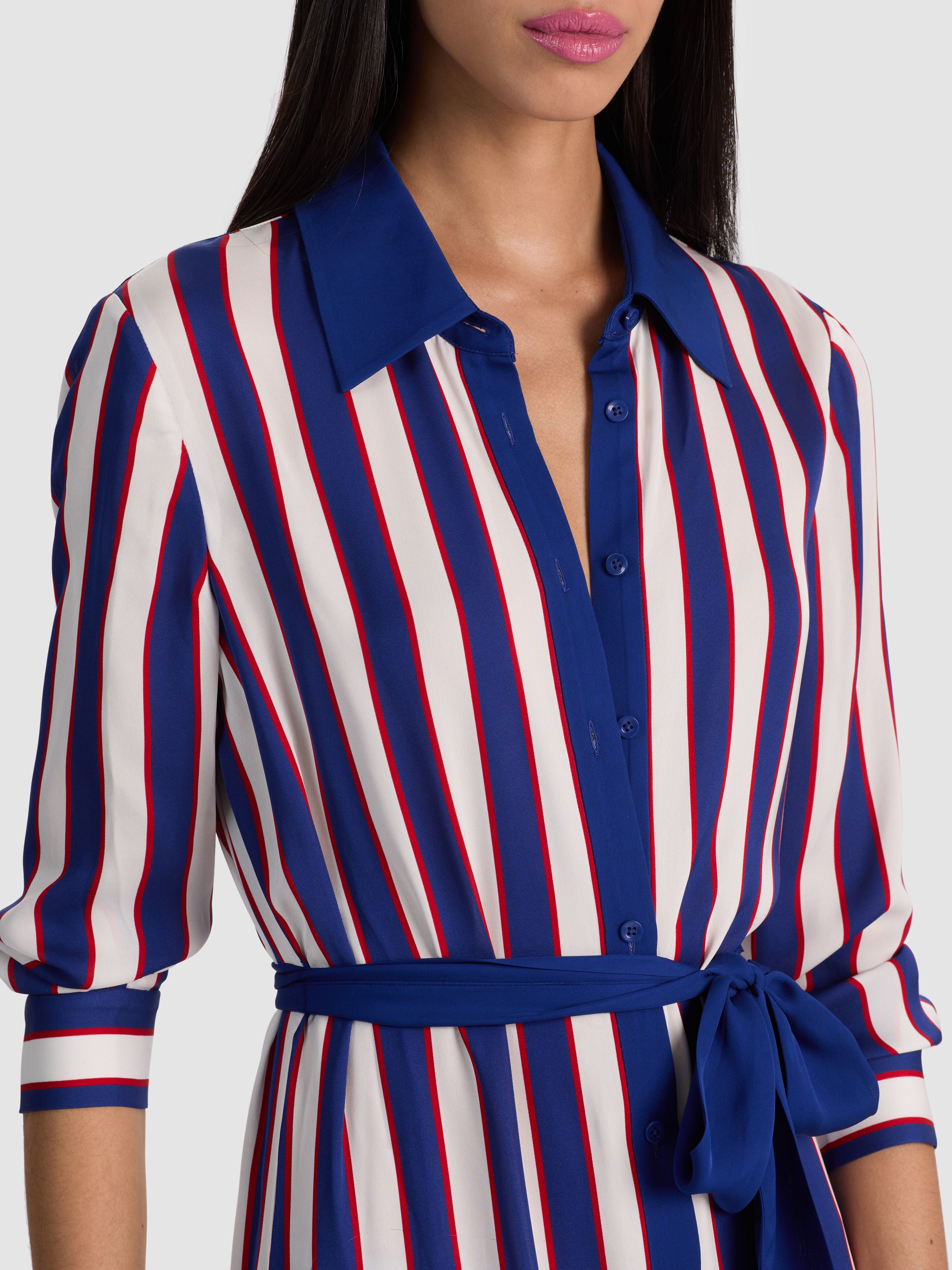 CHASSIDY MAXI SHIRT DRESS-ALICE + OLIVIA