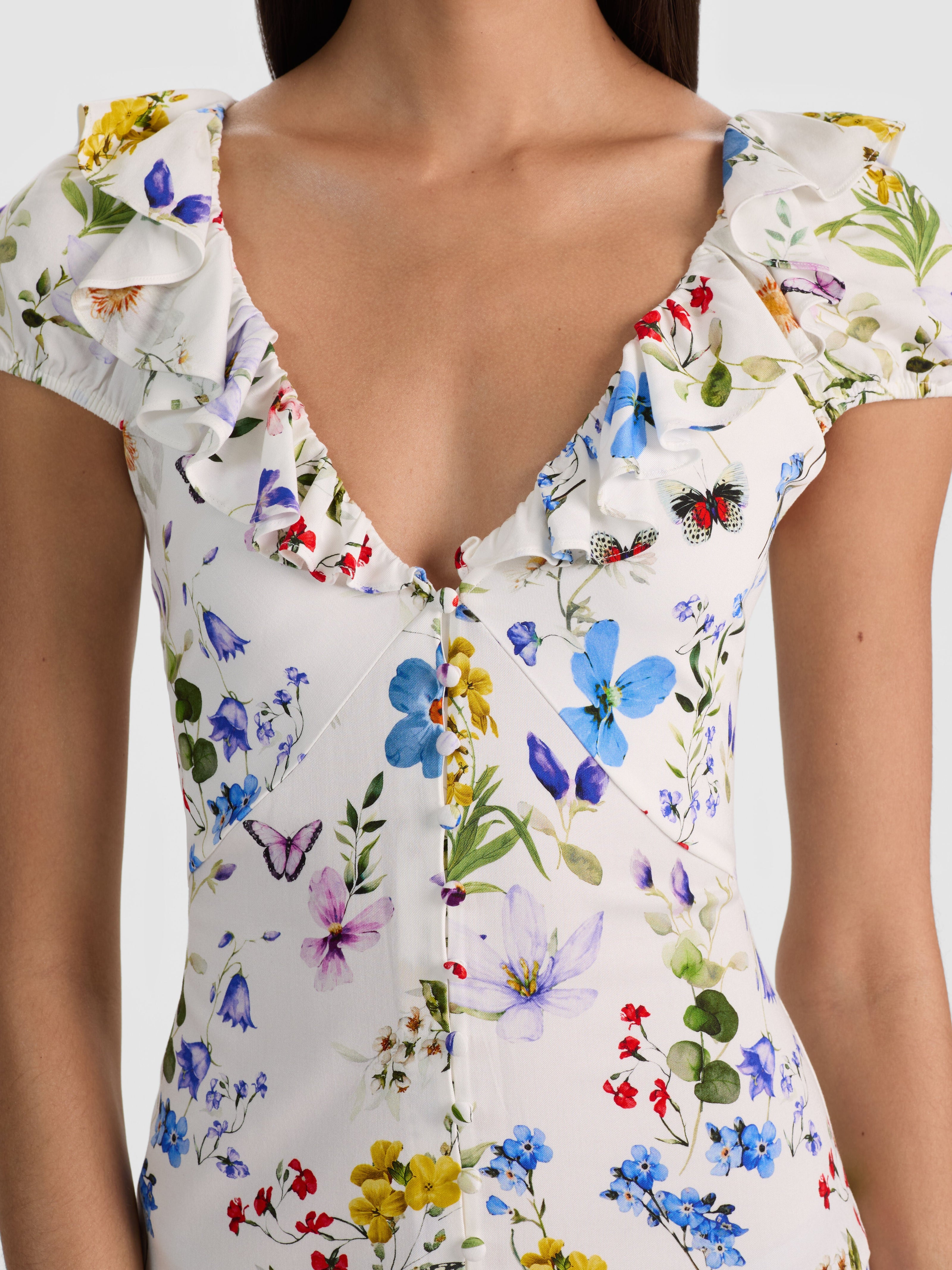 TARA MIDI SLIP DRESS-ALICE + OLIVIA