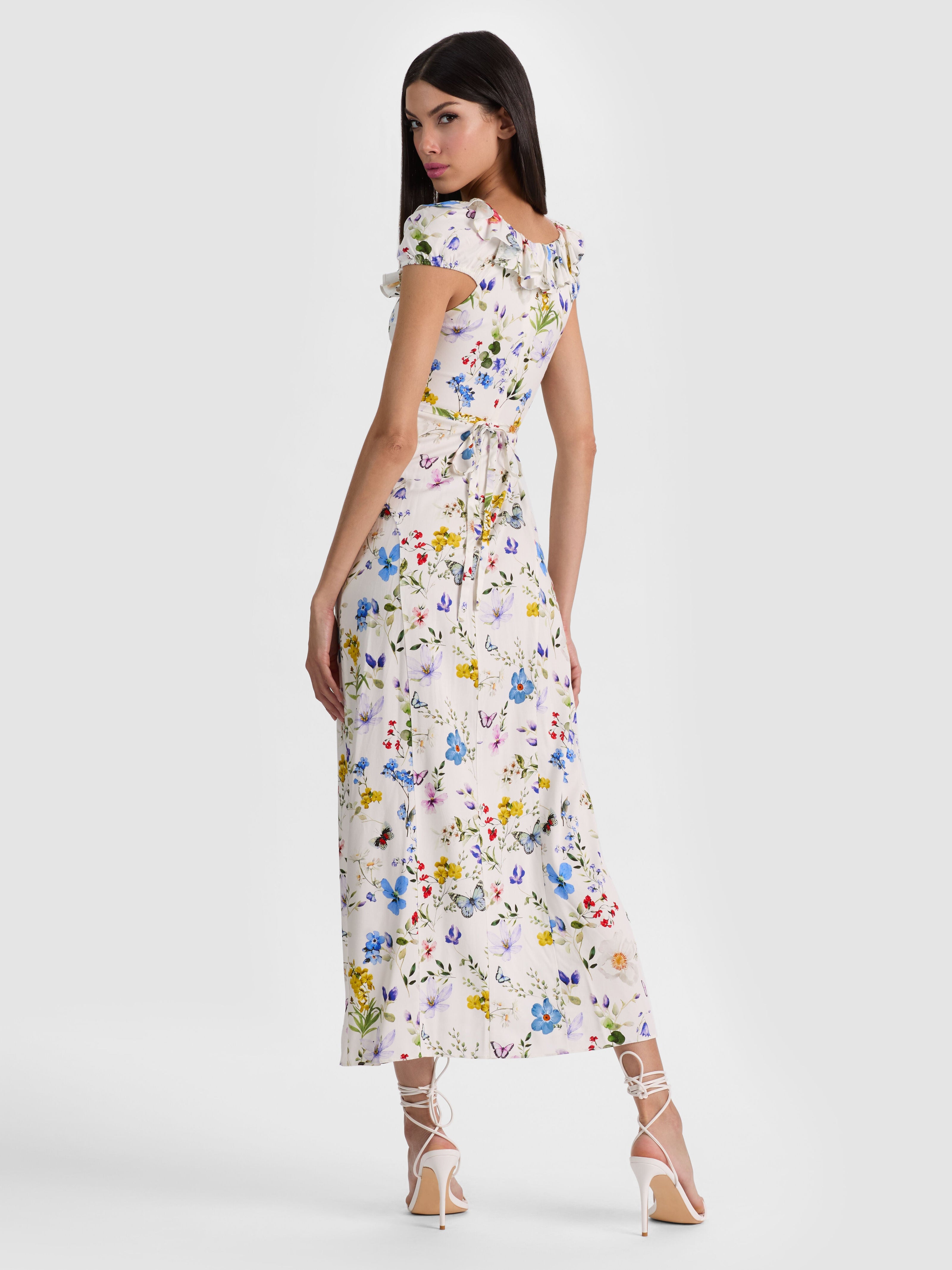 TARA MIDI SLIP DRESS-ALICE + OLIVIA