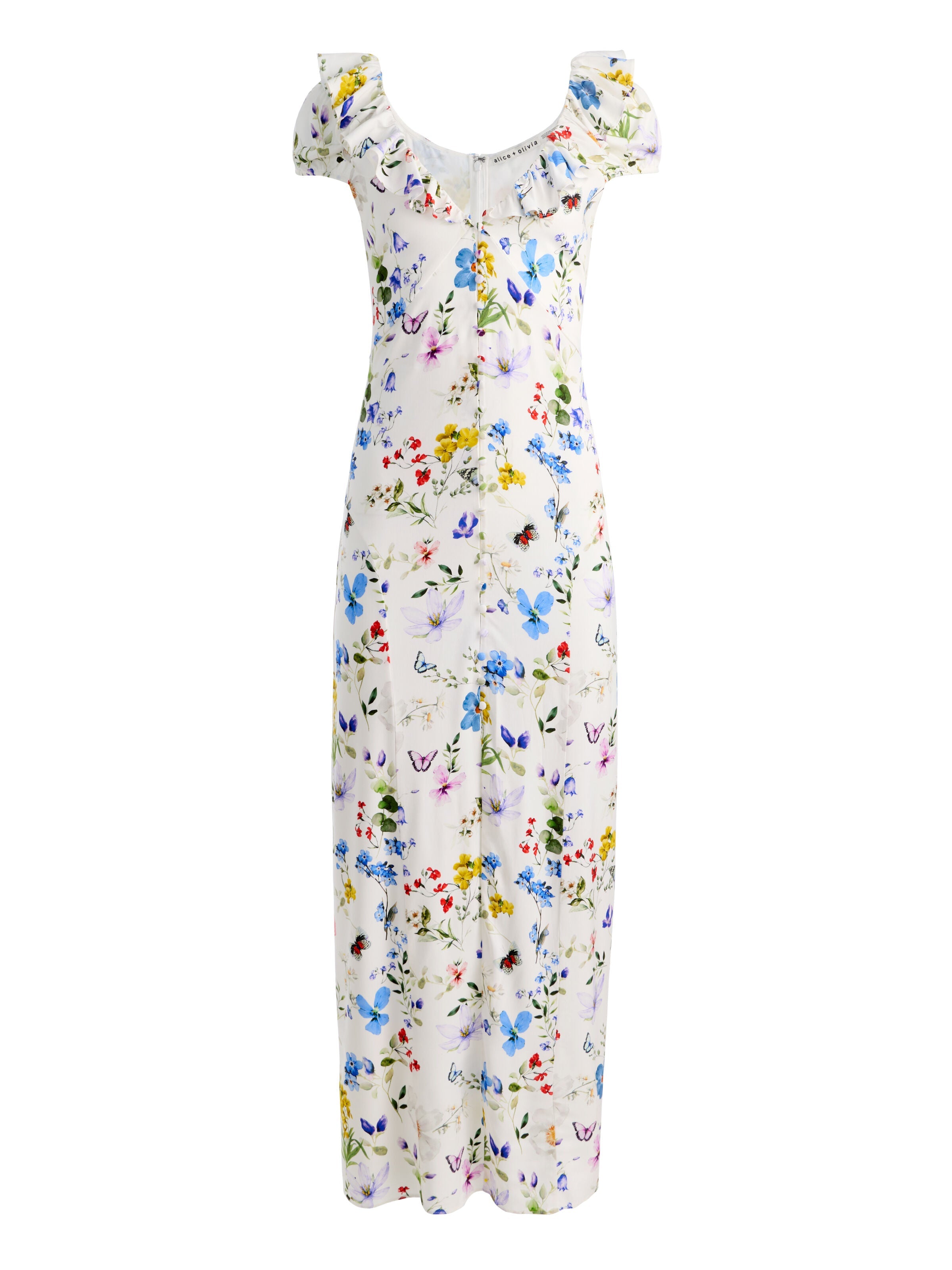 TARA MIDI SLIP DRESS-ALICE + OLIVIA