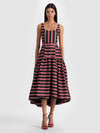 DIANA STRUCTURED MIDI DRESS-ALICE + OLIVIA