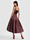 DIANA STRUCTURED MIDI DRESS-ALICE + OLIVIA