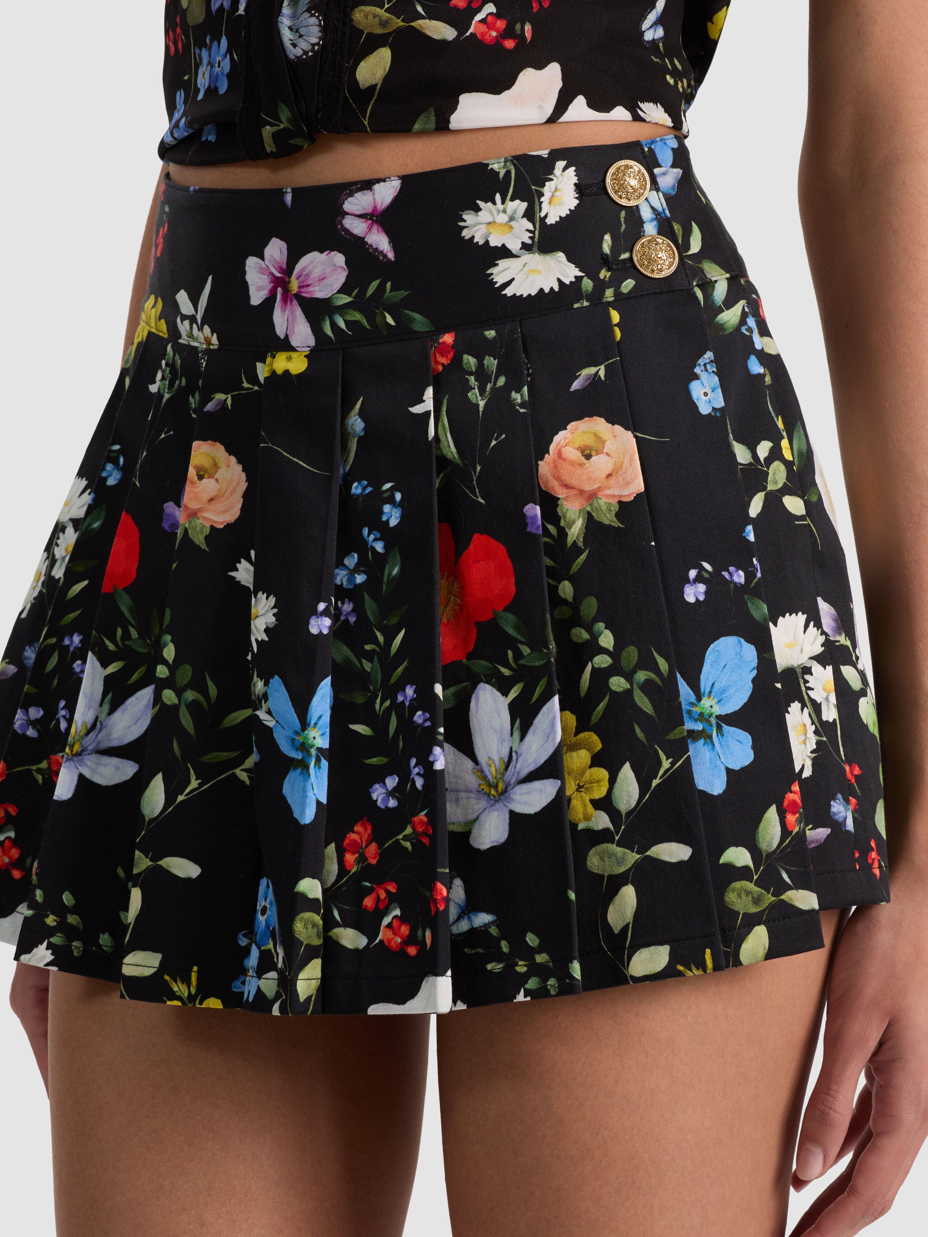 NOAH PLEATED MINI SKORT-ALICE + OLIVIA