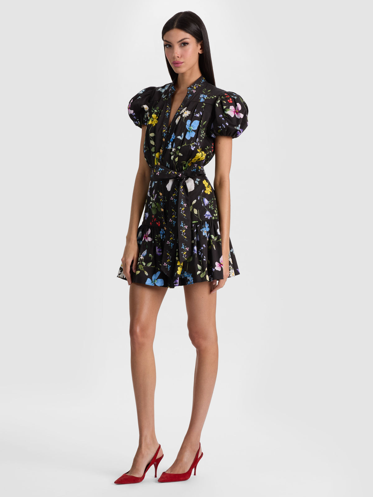 CORA MINI SHIRT DRESS-ALICE + OLIVIA