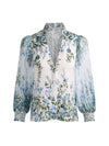 ILAN BUTTON DOWN BLOUSE-ALICE + OLIVIA