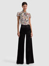 JEANNIE STACEFACE SILK BLOUSE-ALICE + OLIVIA