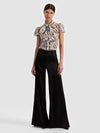 JEANNIE STACEFACE SILK BLOUSE-ALICE + OLIVIA